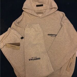 Fear of God Essentials Gray Hoodie